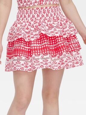 Roller Rabbit x Target Tiered Mini Skirt, Size L